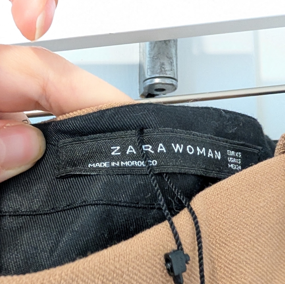 NWT Zara camel flared trousers - Picture 7 of 8